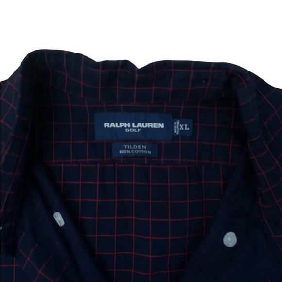 RALPH LAUREN OXFORD GOLF LONG SLEEVE SHIRT FRONT BUTTON. Pre loved. - Picture 4 of 5